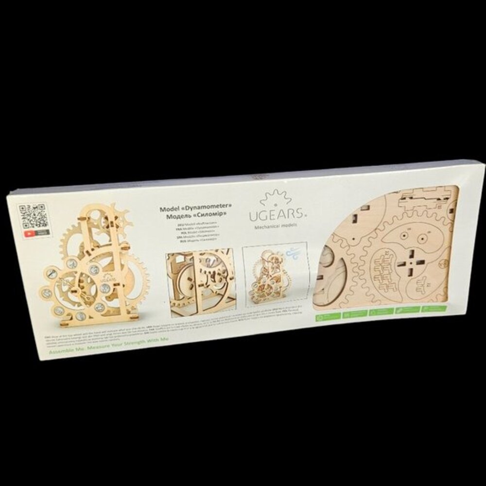 UGEARS Mechanical‎ Model Dynamometer DIY Kit For Collectors 48 Pcs Age 14+ New